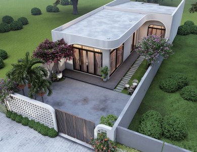 Biệt thự sân vườn hiện đại tại Bình Dương 
