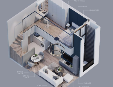 Thiết Kế Căn Hộ Studio HCM