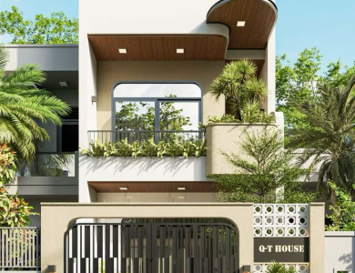 Thiết kế nhà phố 1 tầng quận 12 