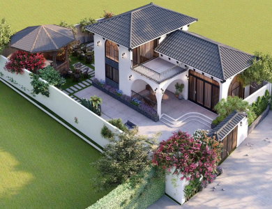 Thiết Kế Biệt Thự 1 Tầng Sang Trọng, Tiện Nghi