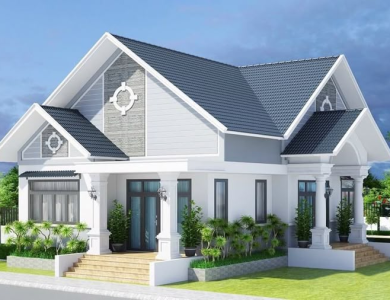 Nhà cấp 4 mái thái hiện đại 