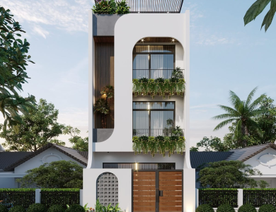 Thiết kế nhà phố 3 tầng hiện đại HCM 