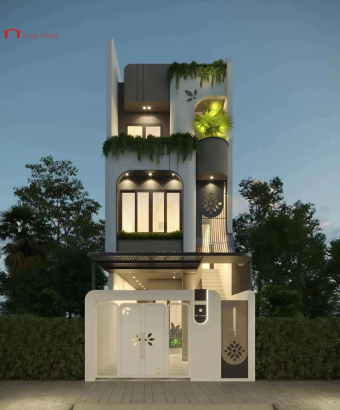 Nhà phố 3 tầng hiện đại
