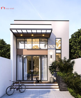 Nhà cấp 4 gác lửng sang trọng