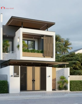 Biệt thự phố 2 tầng mặt tiền 10m 