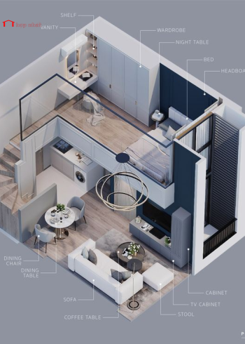 Thiết Kế Căn Hộ Studio HCM