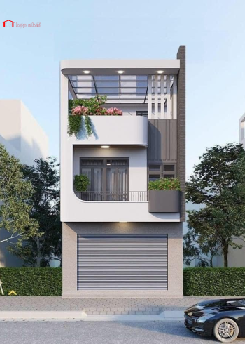 Thiết kế nhà phố 2 tầng sang trọng HCM 